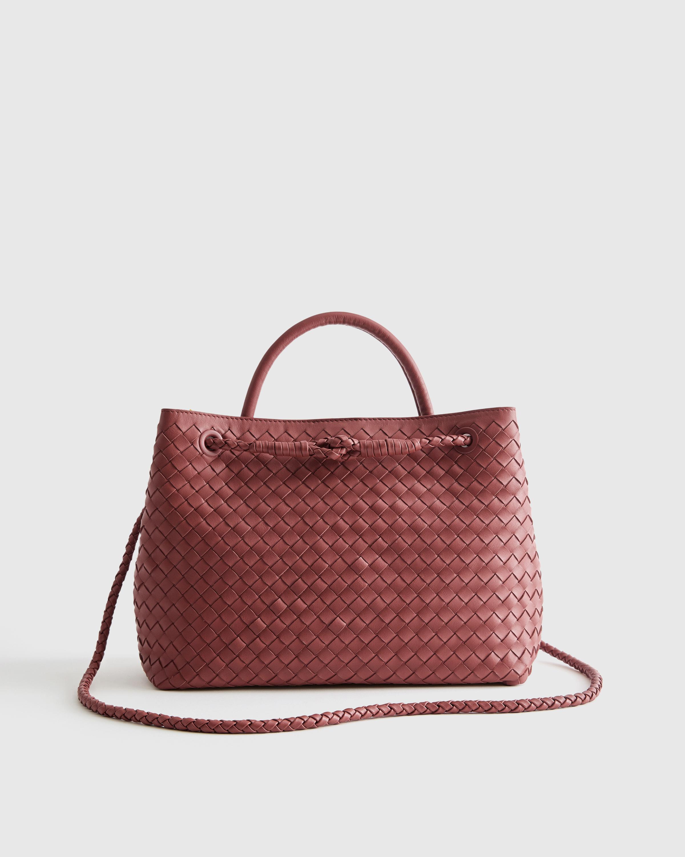 Italian Leather Handwoven Satchel Product Image