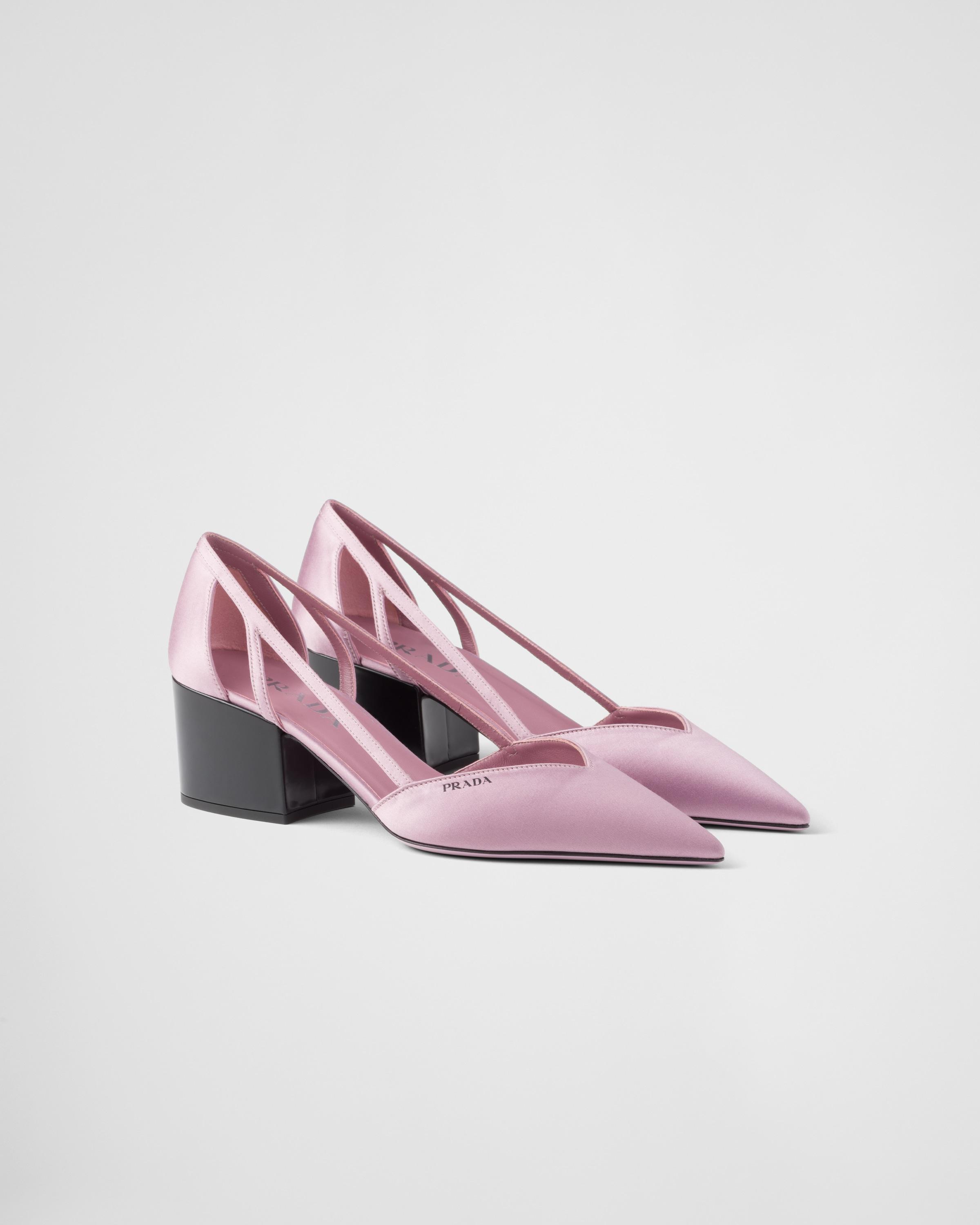 Satin cut-out pumps product image