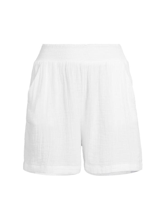 Womens Portor Cotton Cover-Up Shorts Product Image