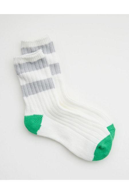 Aerie Colorblock Stripe Crew Socks Women's Product Image