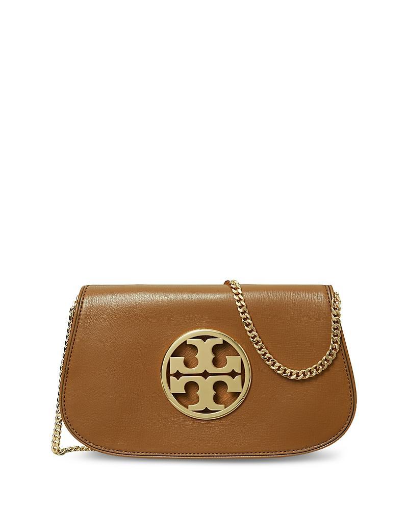 Womens Reva Leather Clutch-On-Chain Product Image