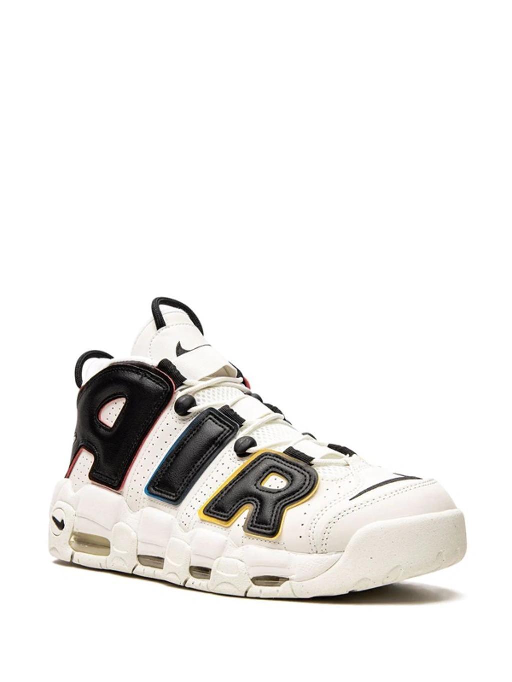 NIKE Off-white More Uptempo 96 Sneakers In Sail/sail/team Orange/black Product Image