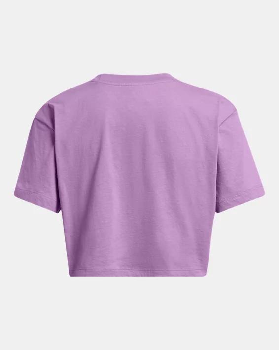 Women's UA Bubble Script Crop Short Sleeve Product Image