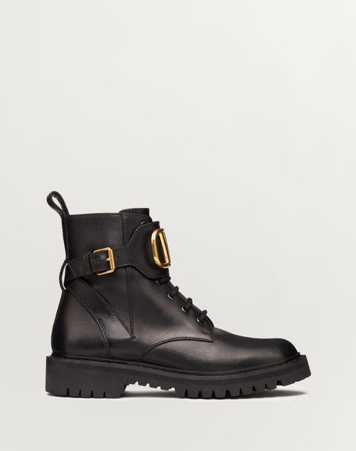 VLOGO SIGNATURE CALFSKIN COMBAT BOOT 35MM / .8 IN. Product Image