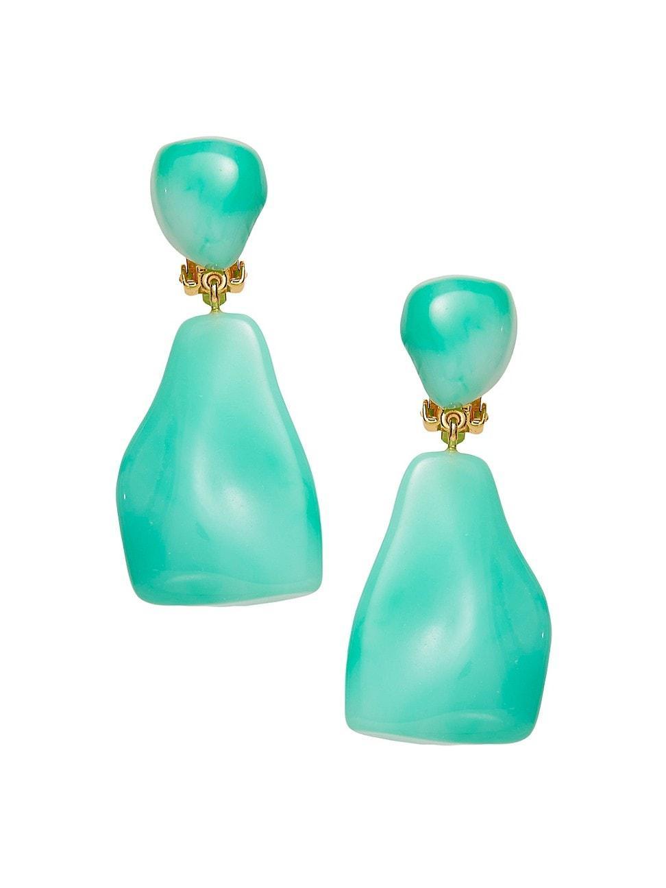 Womens Wilma Goldtone & Imitation Pearl Drop Earrings Product Image