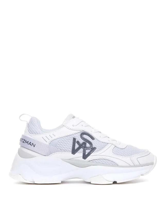 STUART WEITZMAN Sw Trainer Sneakers In Grey Product Image