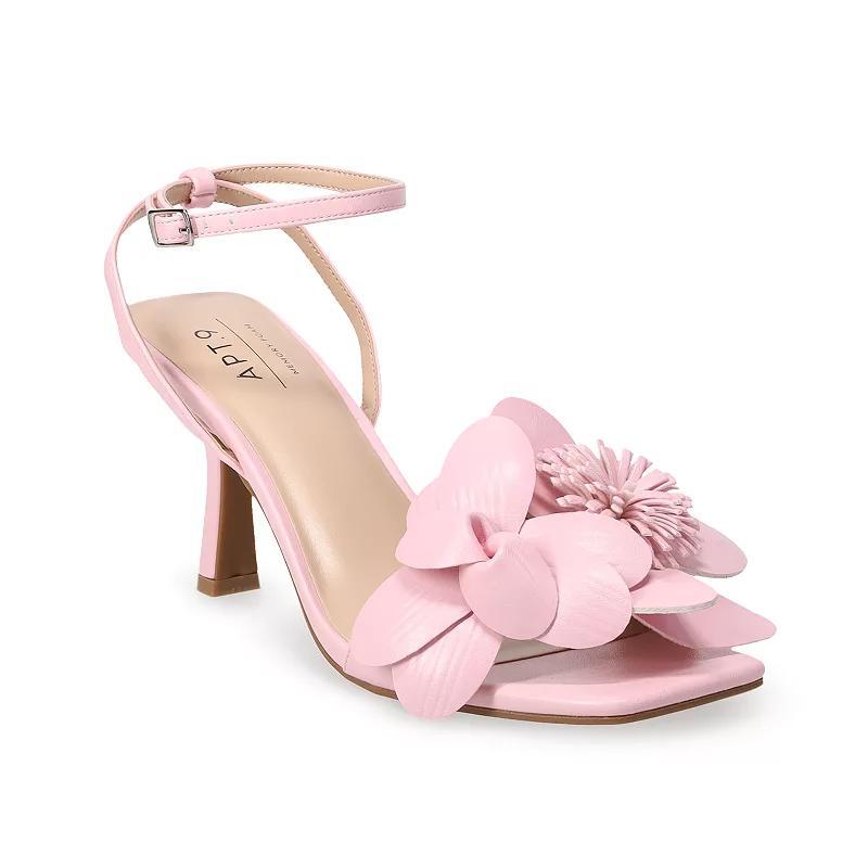 Apt. 9 Esmeralda Floral Womens Sandal Heels Product Image