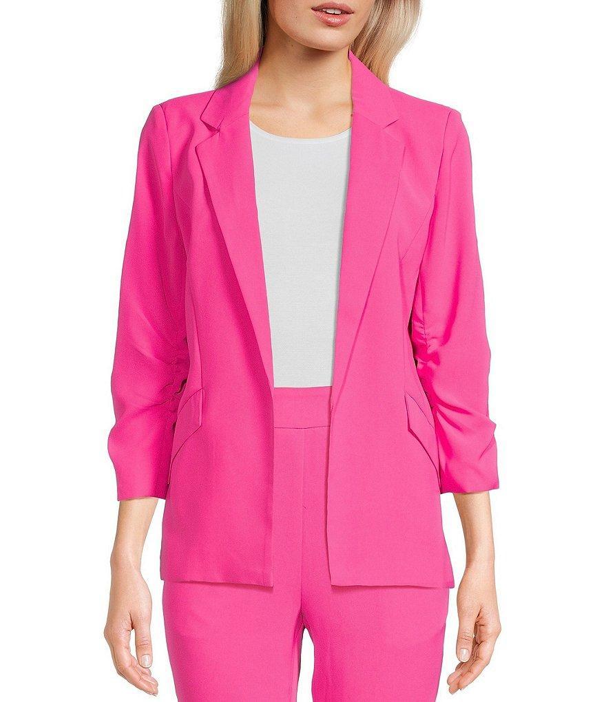 Takara Coordinating Flap Pocket Open Front Blazer Product Image