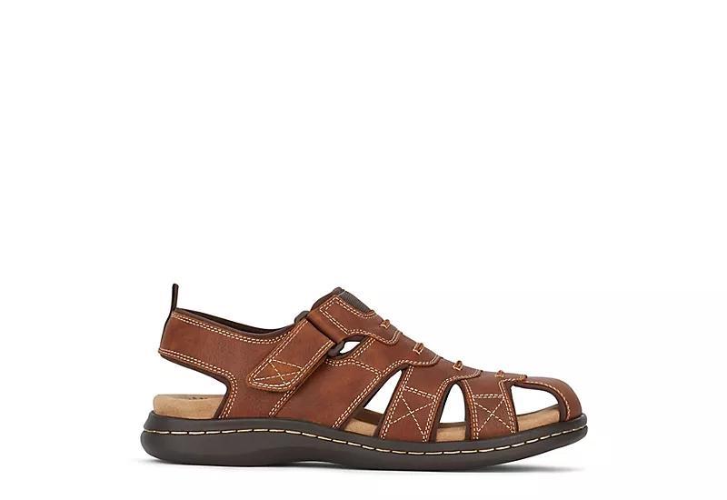 Dockers Searose Outdoor Mens Fisherman Sandals Black Product Image