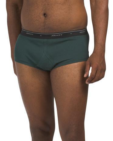 4pk Full Rise Cotton Briefs for Men Product Image