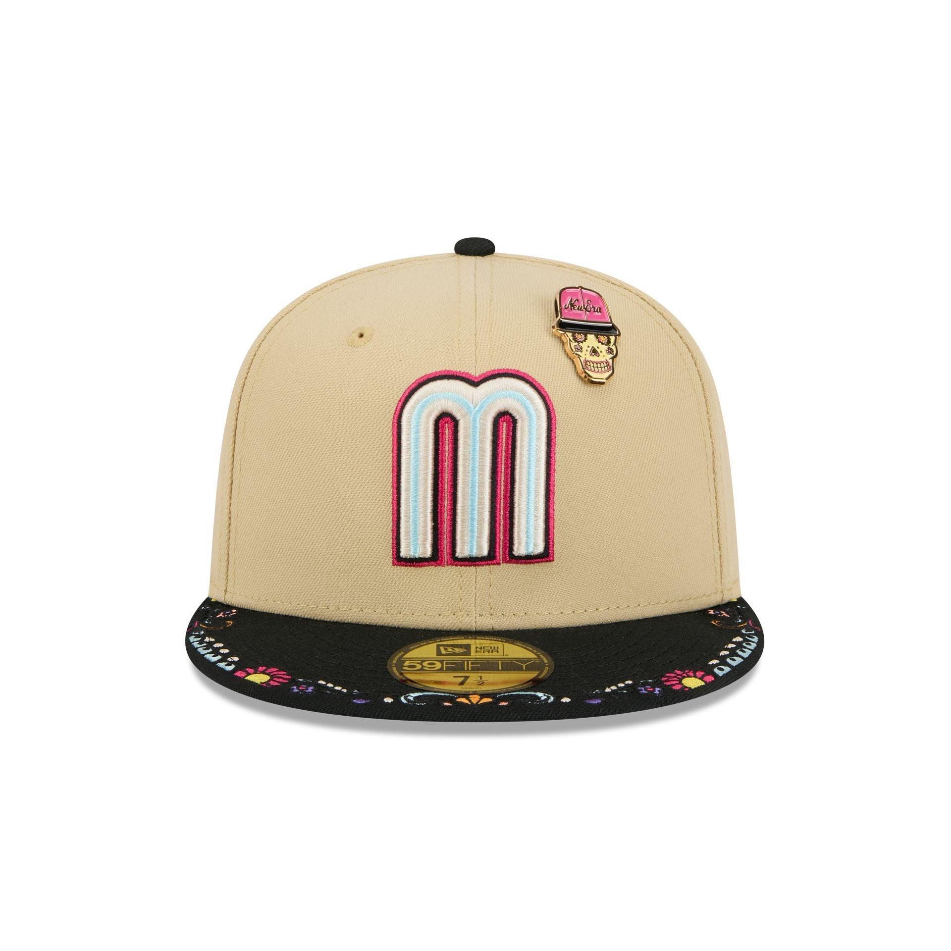 Mexico Baseball Skull Pin 59FIFTY Fitted Hat Male Product Image