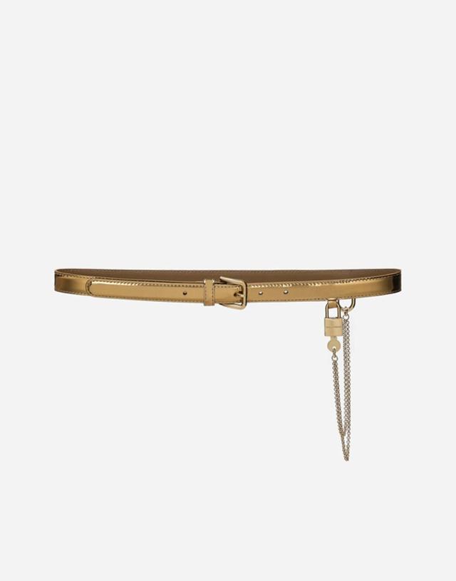 Belt With Chain In Gold Product Image