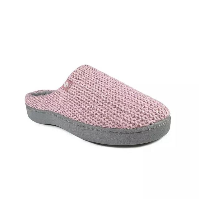 Heat Holders Womens Heatweaver Ribbed Knit Scuff Slippers Product Image