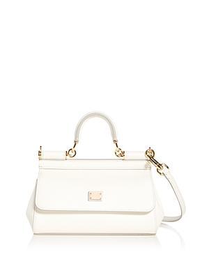 Dolce & Gabbana Small Sicily Bag in Dauphine Calfskin Product Image