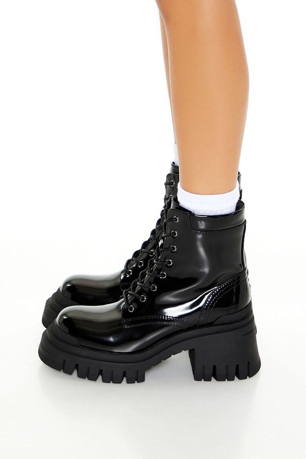 Lug-Sole Combat Boots | Forever 21 Product Image