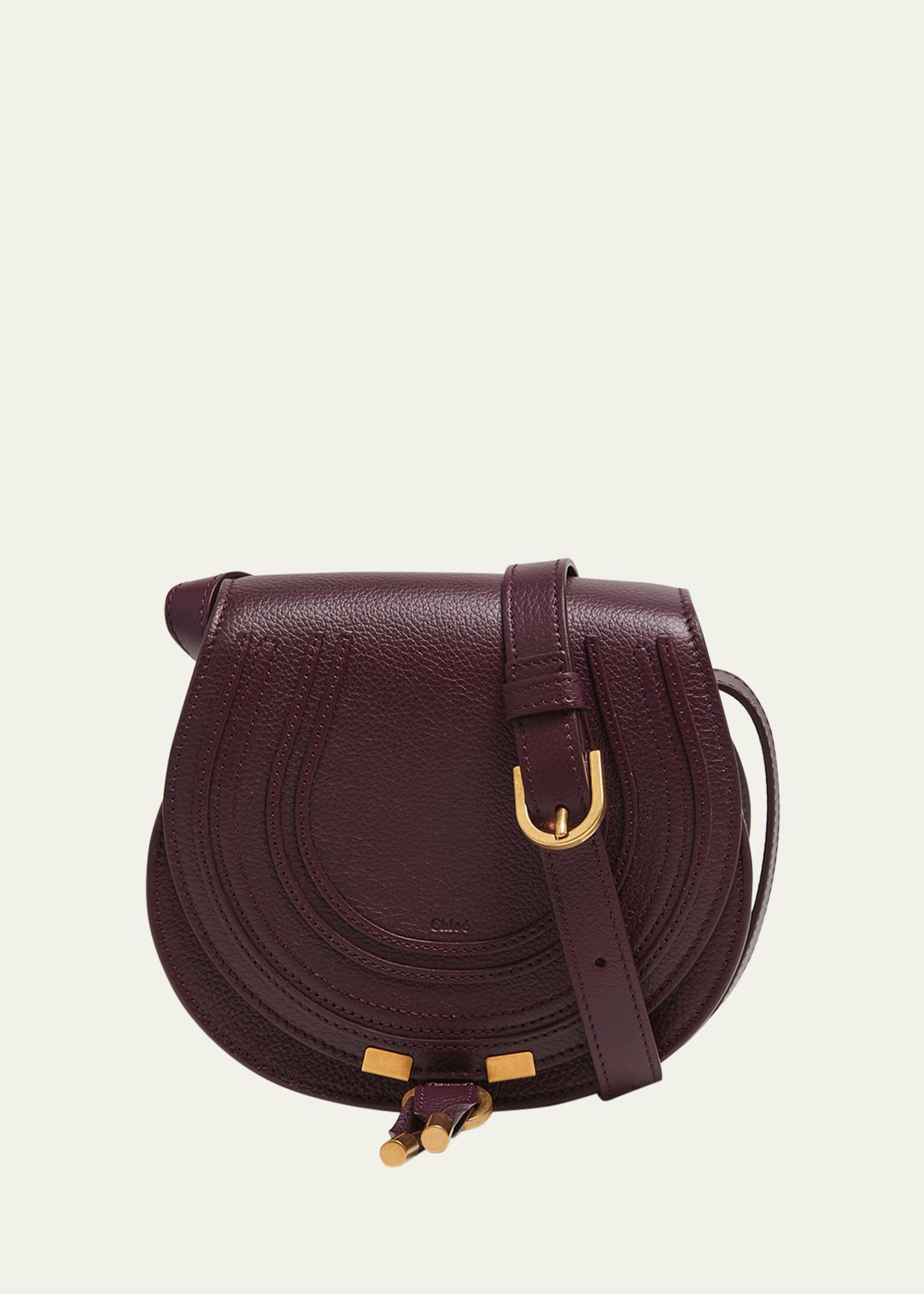 Chlo Small Marcie Leather Crossbody Bag Product Image