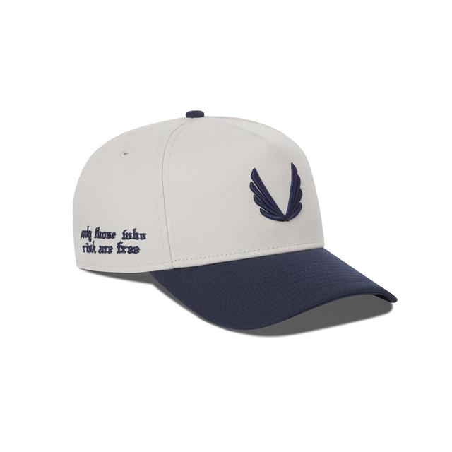 New Era 9Forty A-Frame Hat - Stone/Navy Two Tone Product Image