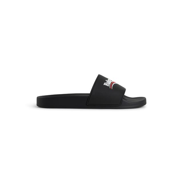 Men's Pool Slide Sandal in Black Product Image