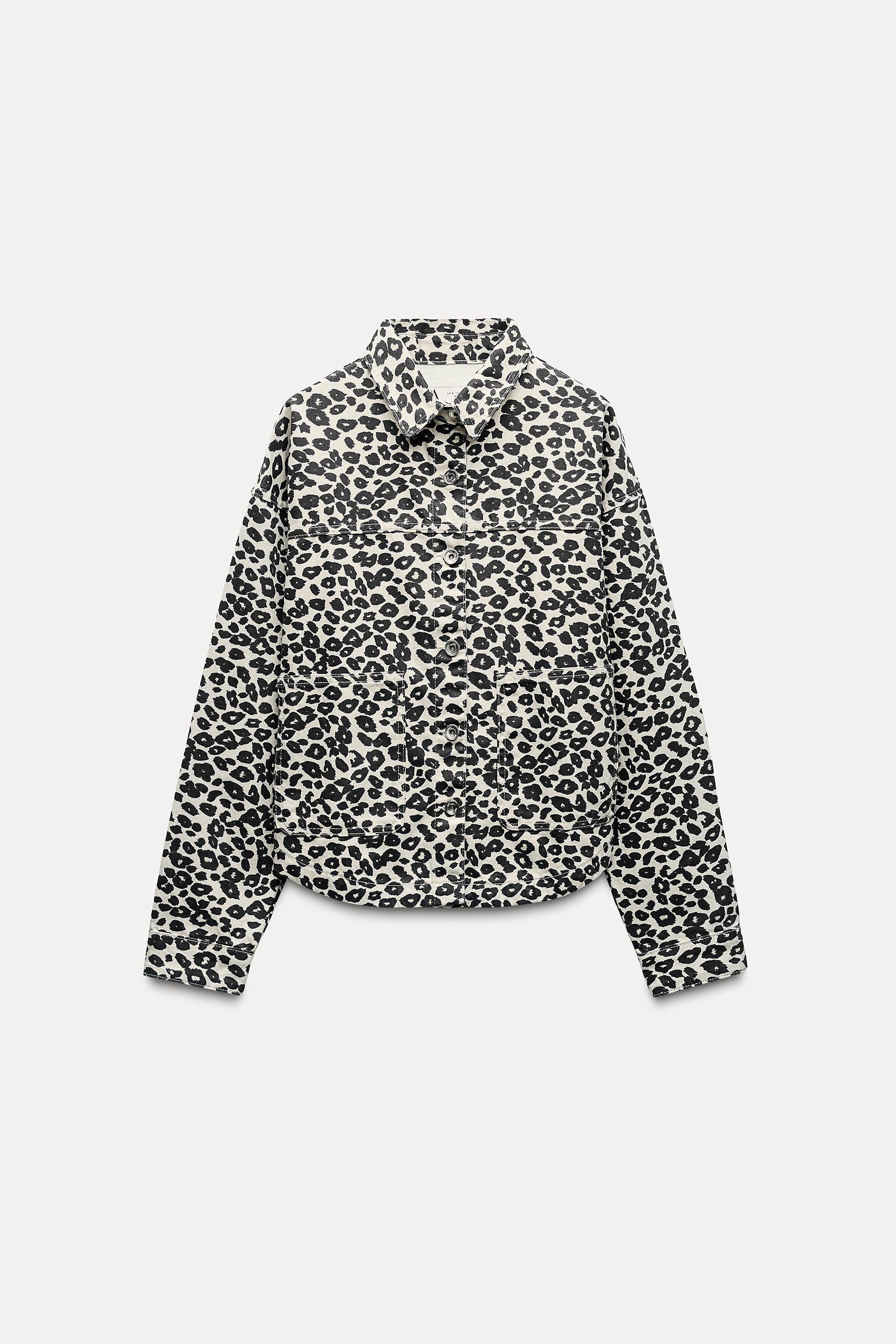 Z1975 DENIM ANIMAL PRINT JACKET Product Image