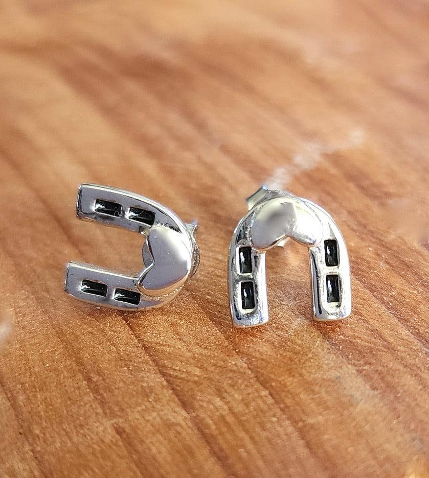 Saints Horseshoe Stud earrings Product Image