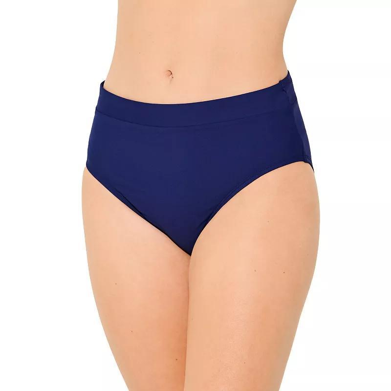 Womens Freshwater High-Leg High-Waisted Swim Bottoms Black Product Image