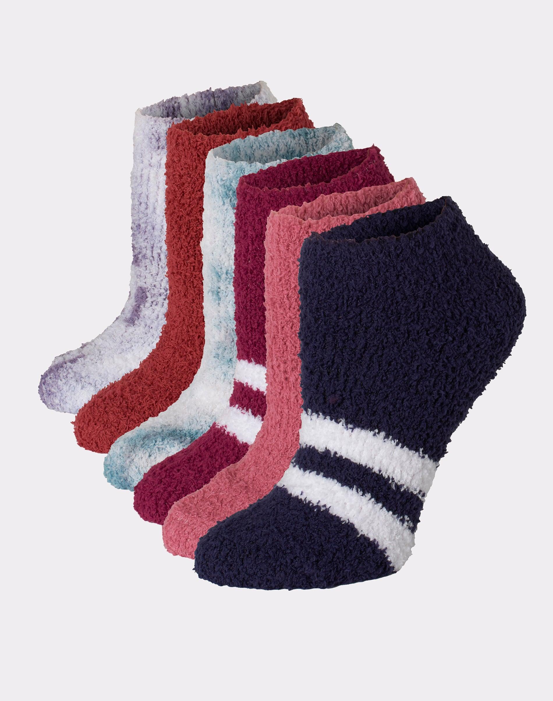 Hanes Womens Cozy No Show Socks. Assorted, 6-Pairs Multi Solid Assortment 5-9 Product Image