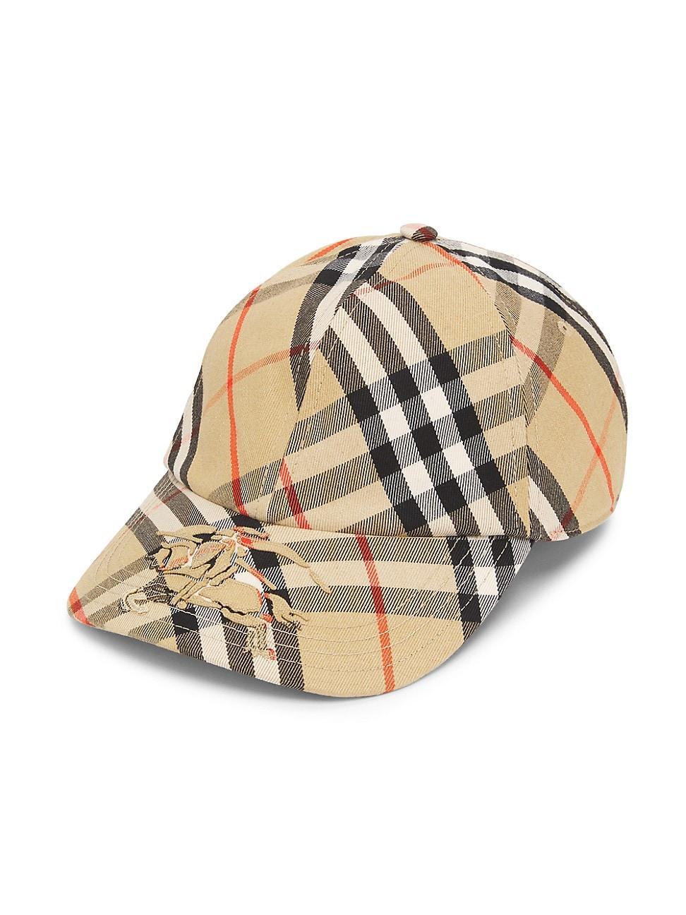 Mens Bias Check Baseball Cap Product Image