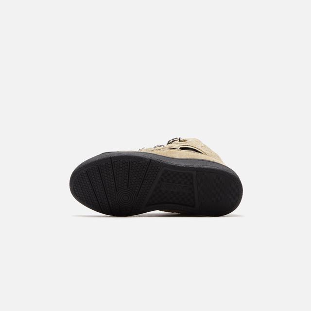 Lanvin Curb Sneaker - Light Brown / Black Male Product Image