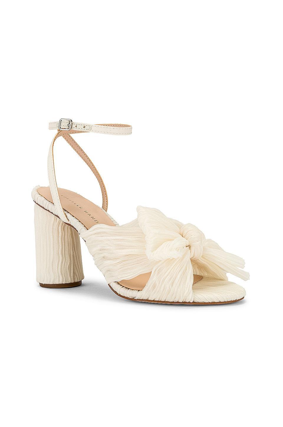 Camellia Pleated Bow Heel Loeffler Randall Product Image