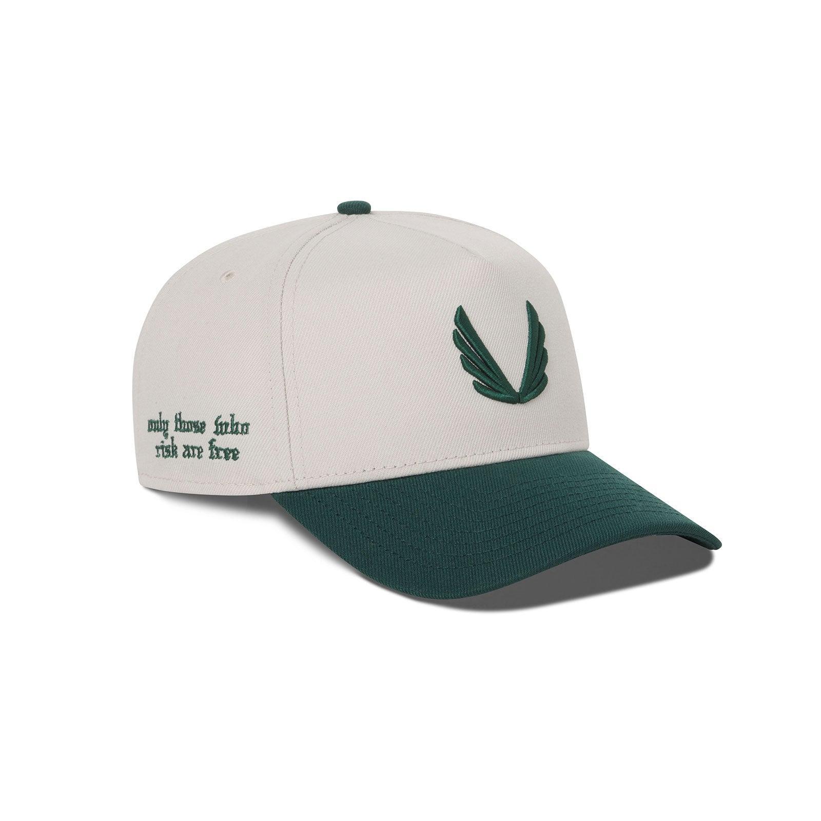 New Era® 9Forty® A-Frame Hat - Stone/Forest Green Two Tone Product Image