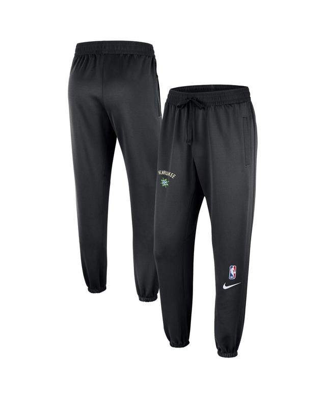 Mens Nike Black Milwaukee Bucks 2022/23 City Edition Showtime ThermaFlex Sweatpants Product Image