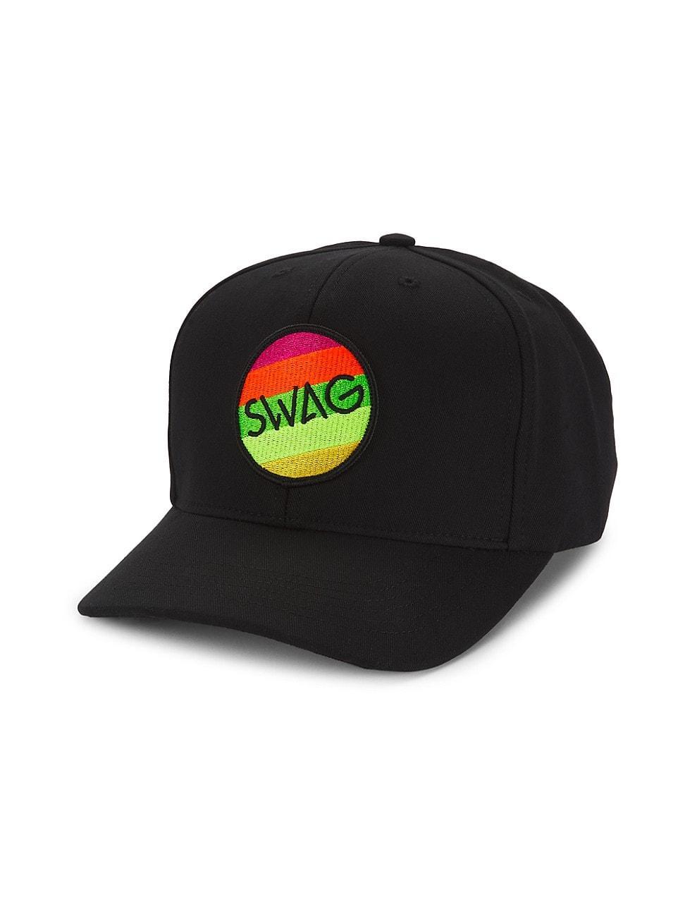 Mens Swag Rainbow Patch Snapback Hat Product Image