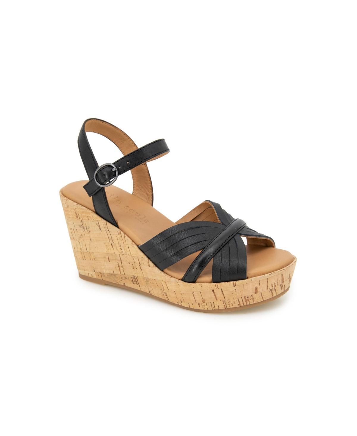 GENTLE SOULS BY KENNETH COLE Nomi Ankle Strap Platform Wedge Sandal Product Image