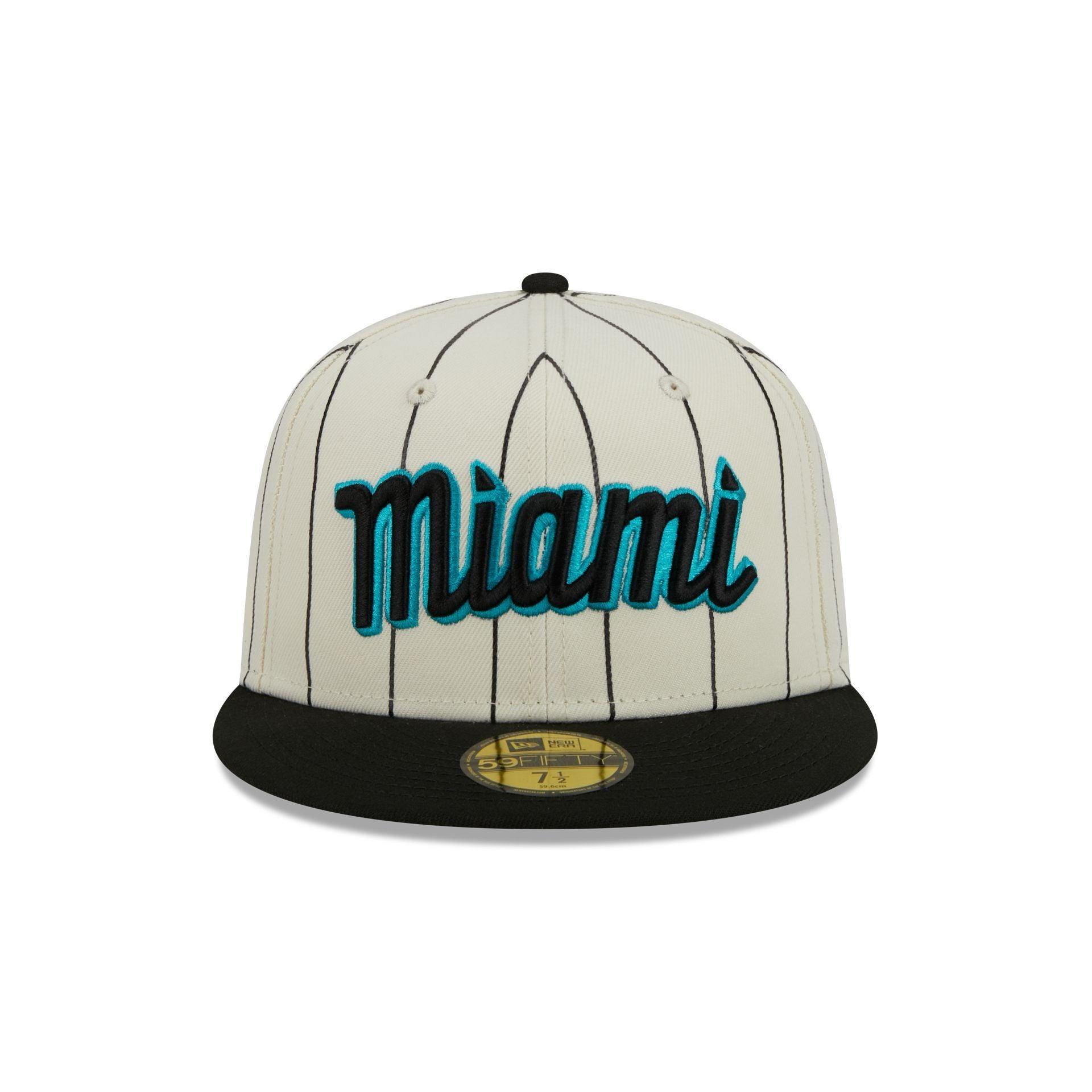 Miami Marlins City Signature 59FIFTY Fitted Hat Male Product Image