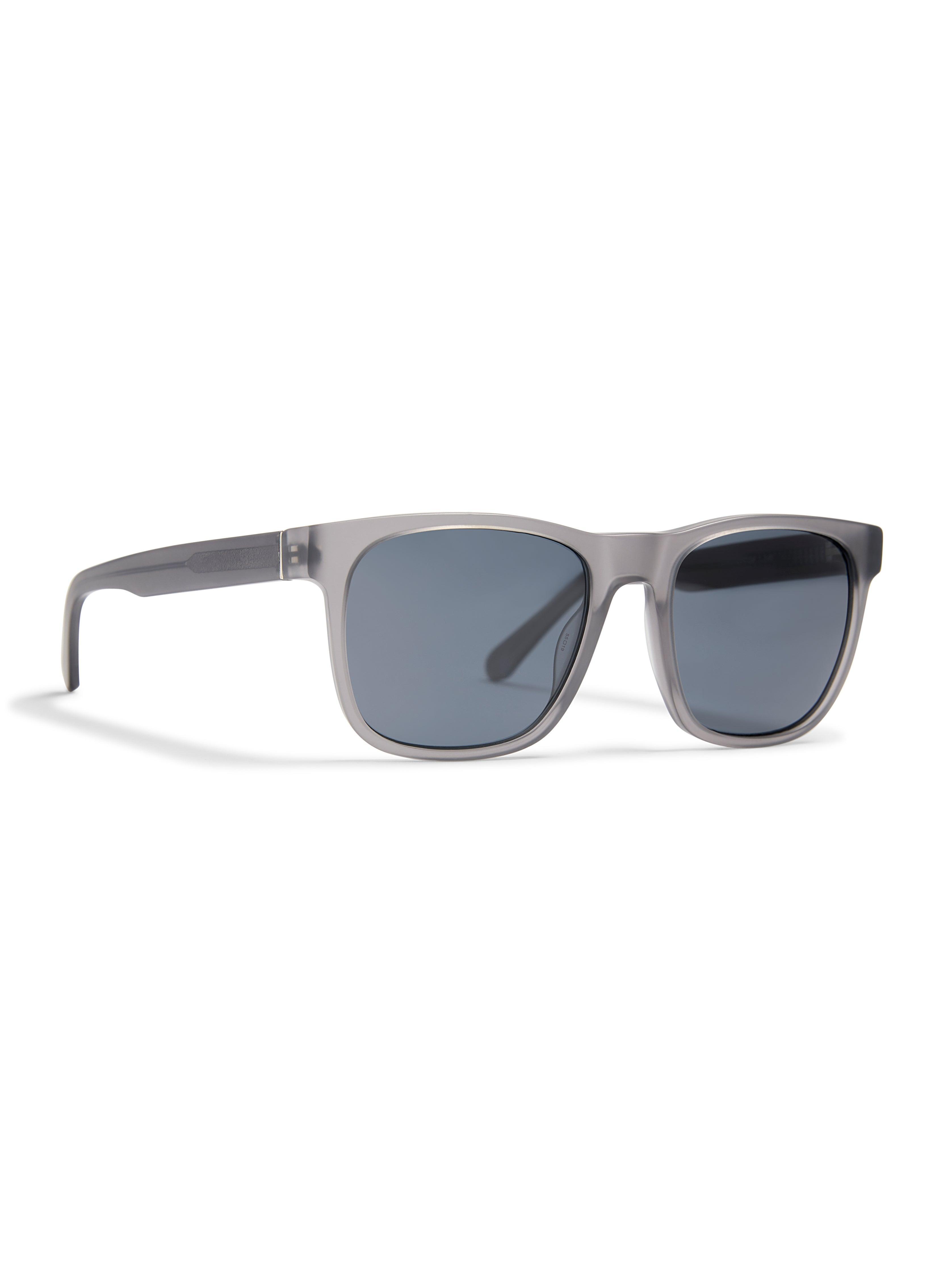 Duke Sunglasses - Matte Grey Crystal Solid Grey Product Image