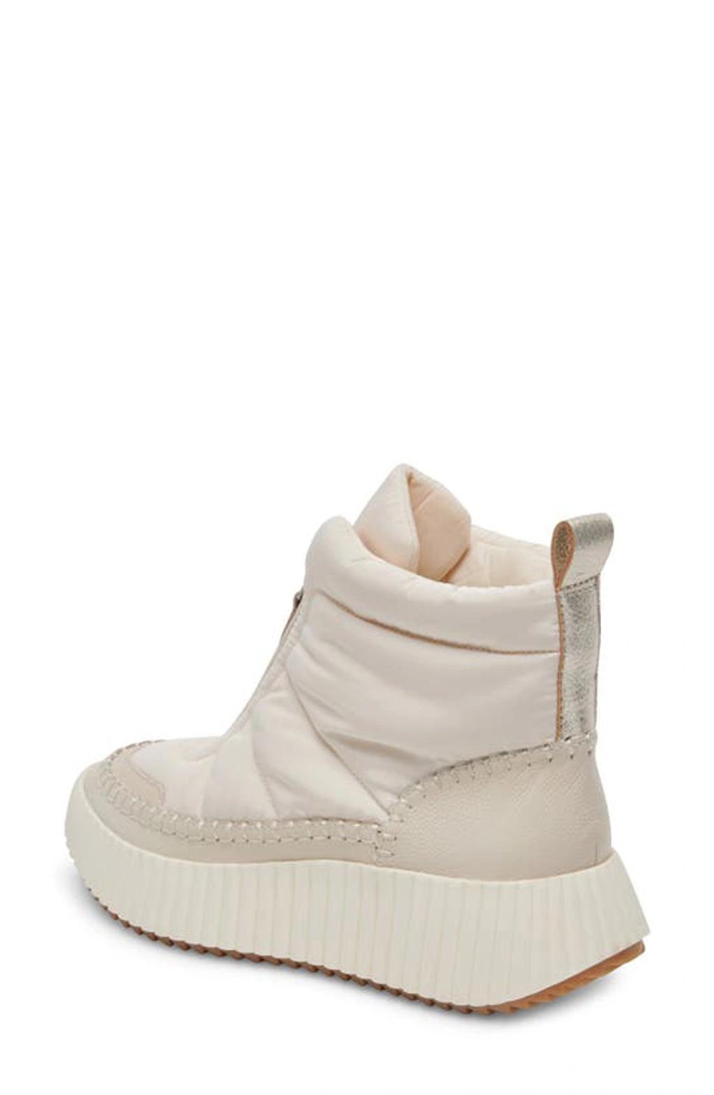 Devlin High Top Platform Sneaker In Ivory Product Image