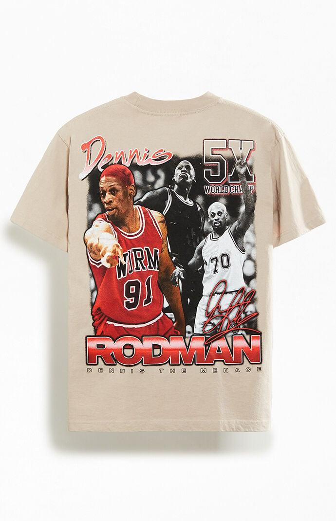 RODMAN BRAND Men's Dennis Rodman Champion Made Oversized T-Shirt Product Image