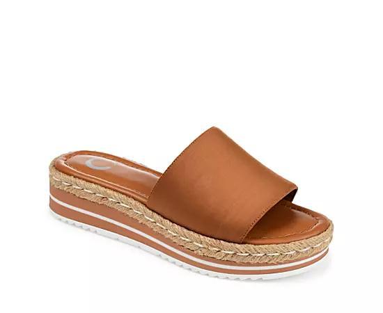 Journee Collection Rosey Womens Espadrille Slide Sandals Product Image