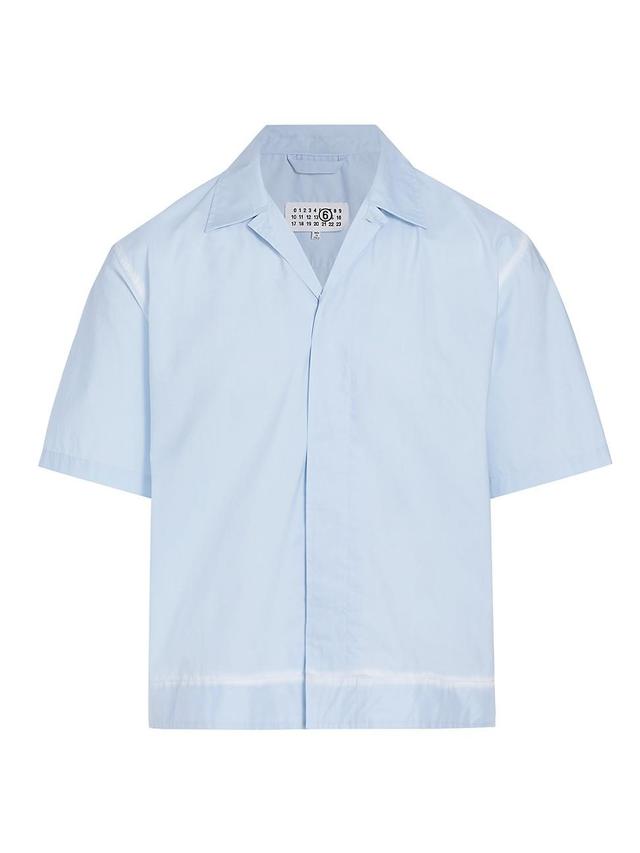 Mens Cotton Short-Sleeve Boxy Shirt Product Image