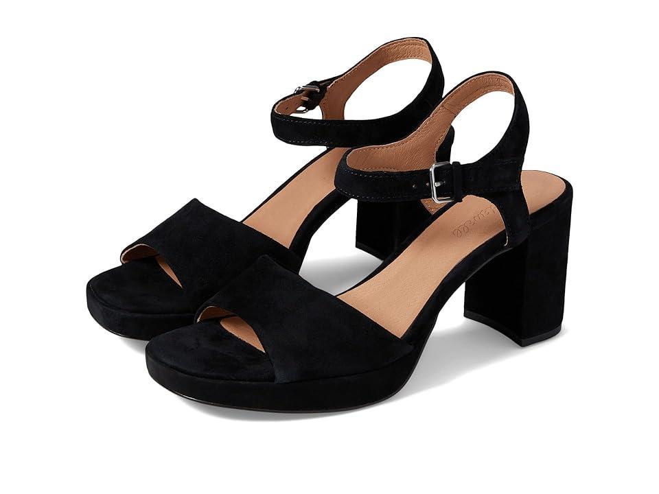 Madewell Daphne Platform Heel - Suede (True ) Women's Shoes Product Image