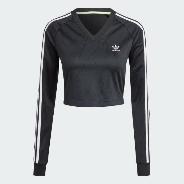 Long Sleeve Cropped Jersey Product Image