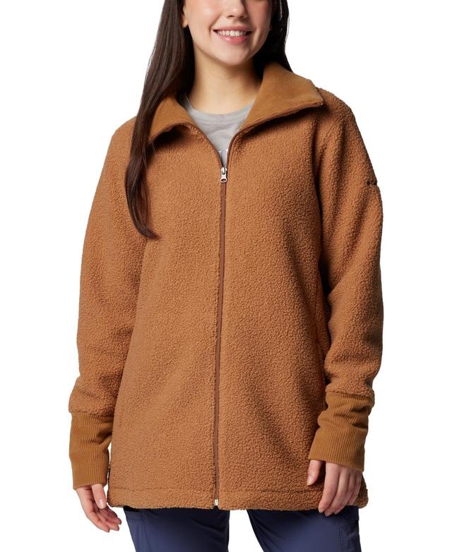 Columbia Blue Point Creek Fleece Full Zip (Shark) Women's Coat Product Image