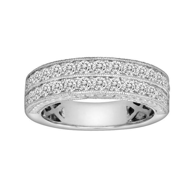 The Regal Collection 14k White Gold 1-ct. T.W. IGL Certified Diamond Wedding Ring, Womens Product Image