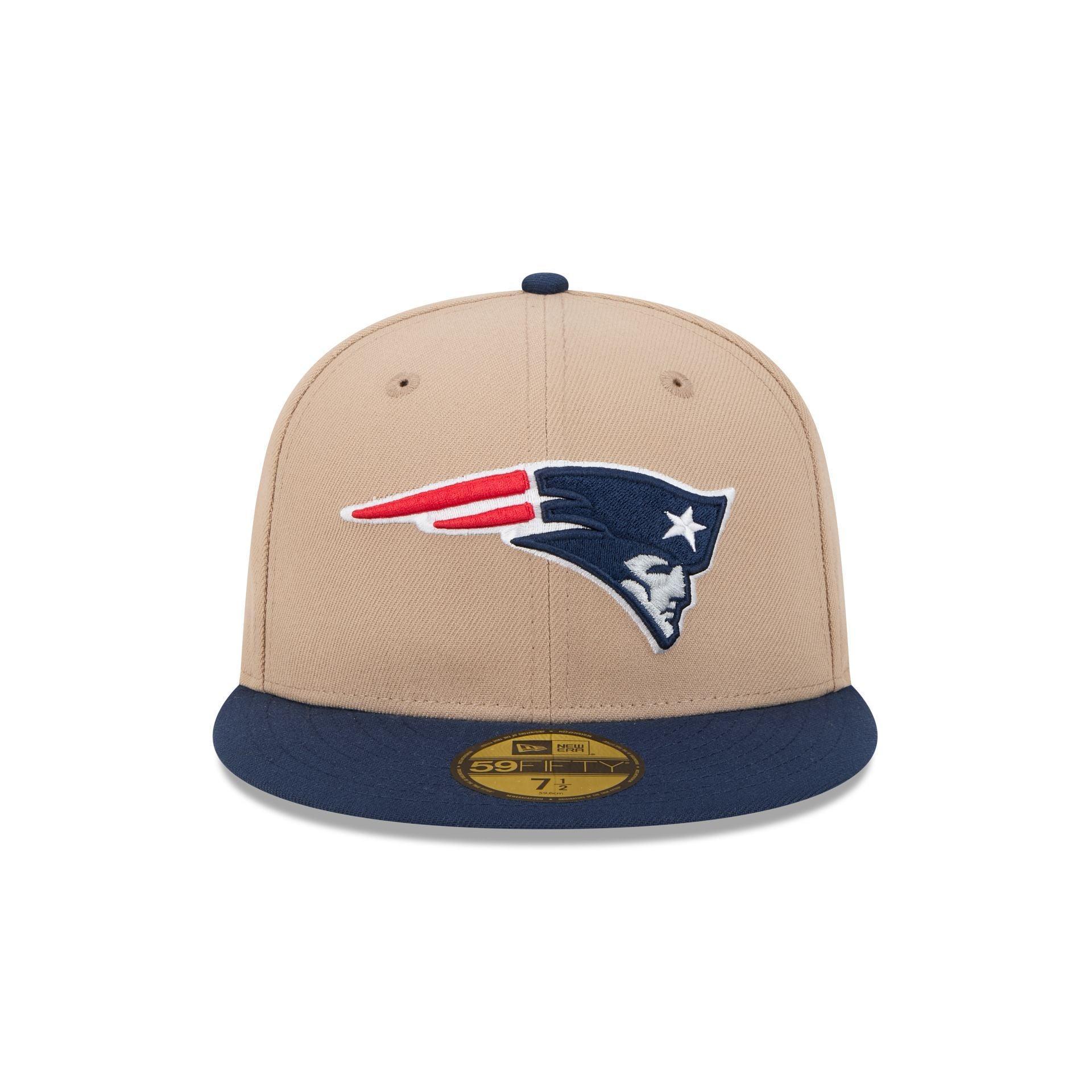 New England Patriots Camel 59FIFTY Fitted Hat Male Product Image