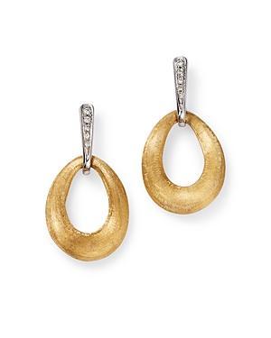 Marco Bicego Lucia 18K Yellow Gold & Diamond Loop Earrings Product Image