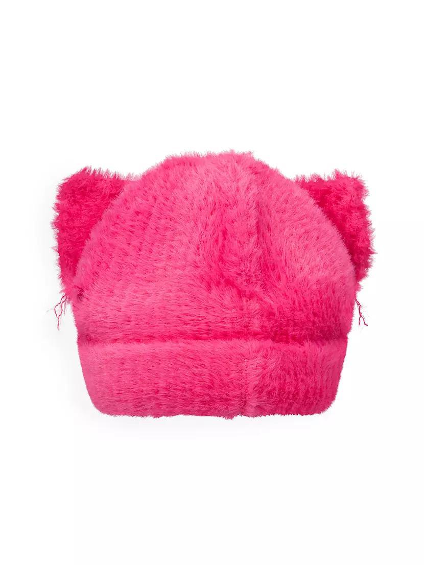 Fluffy Chunky Ears Fuzzy Beanie Product Image