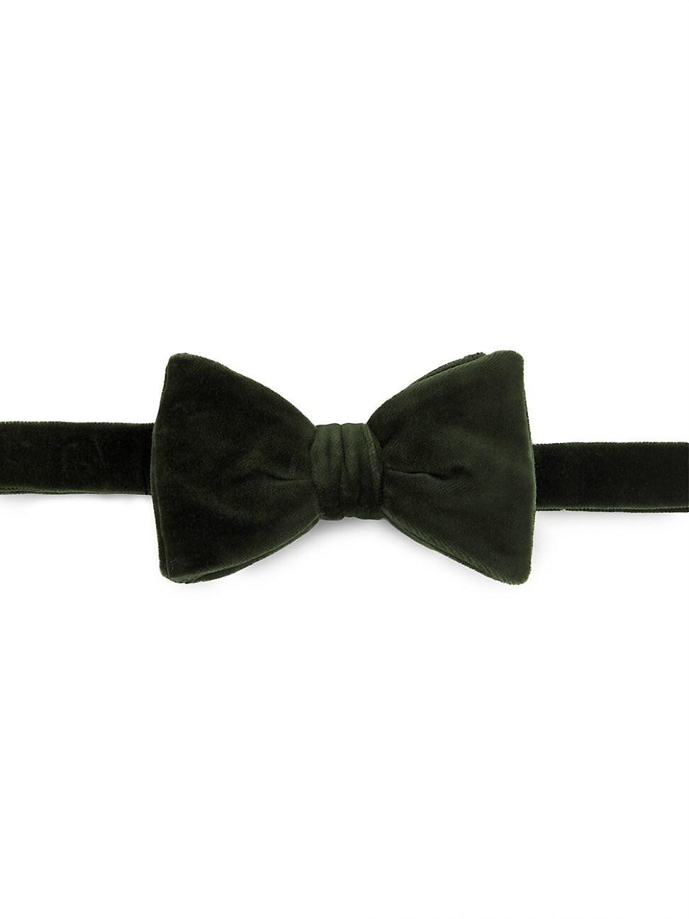 Mens Pre-Tied Velvet Bow Tie Product Image