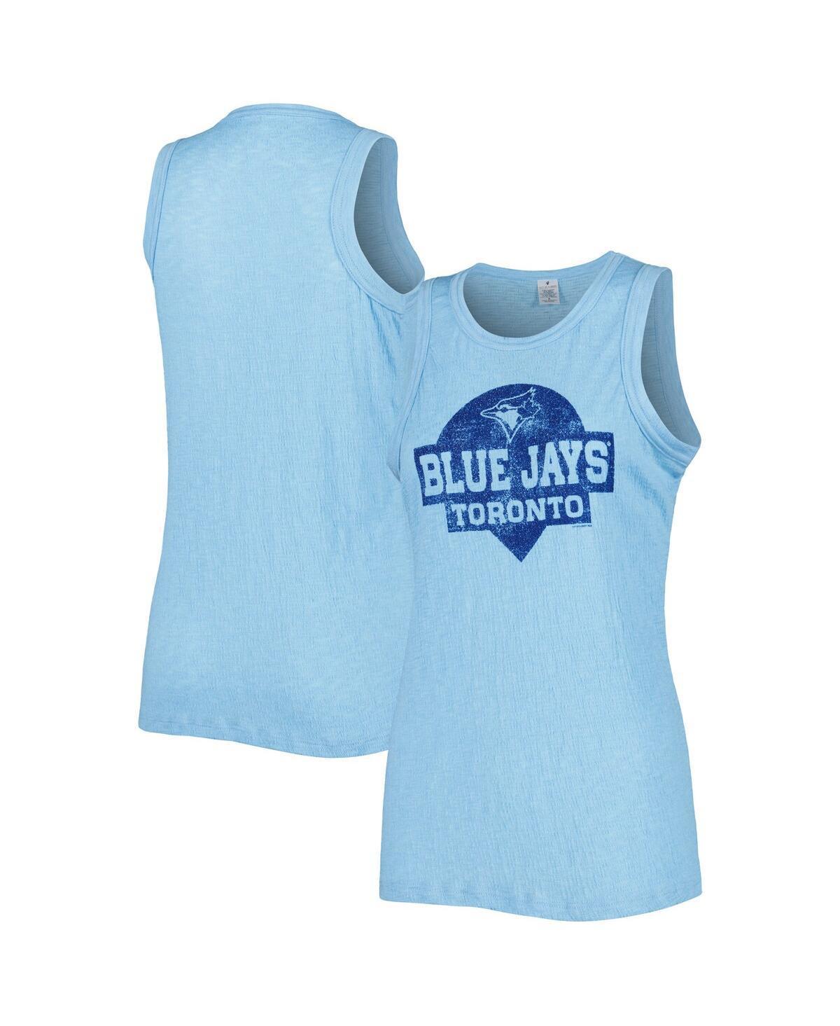 Womens Soft as a Grape Royal Toronto Blue Jays Tri-Blend Tank Top Product Image