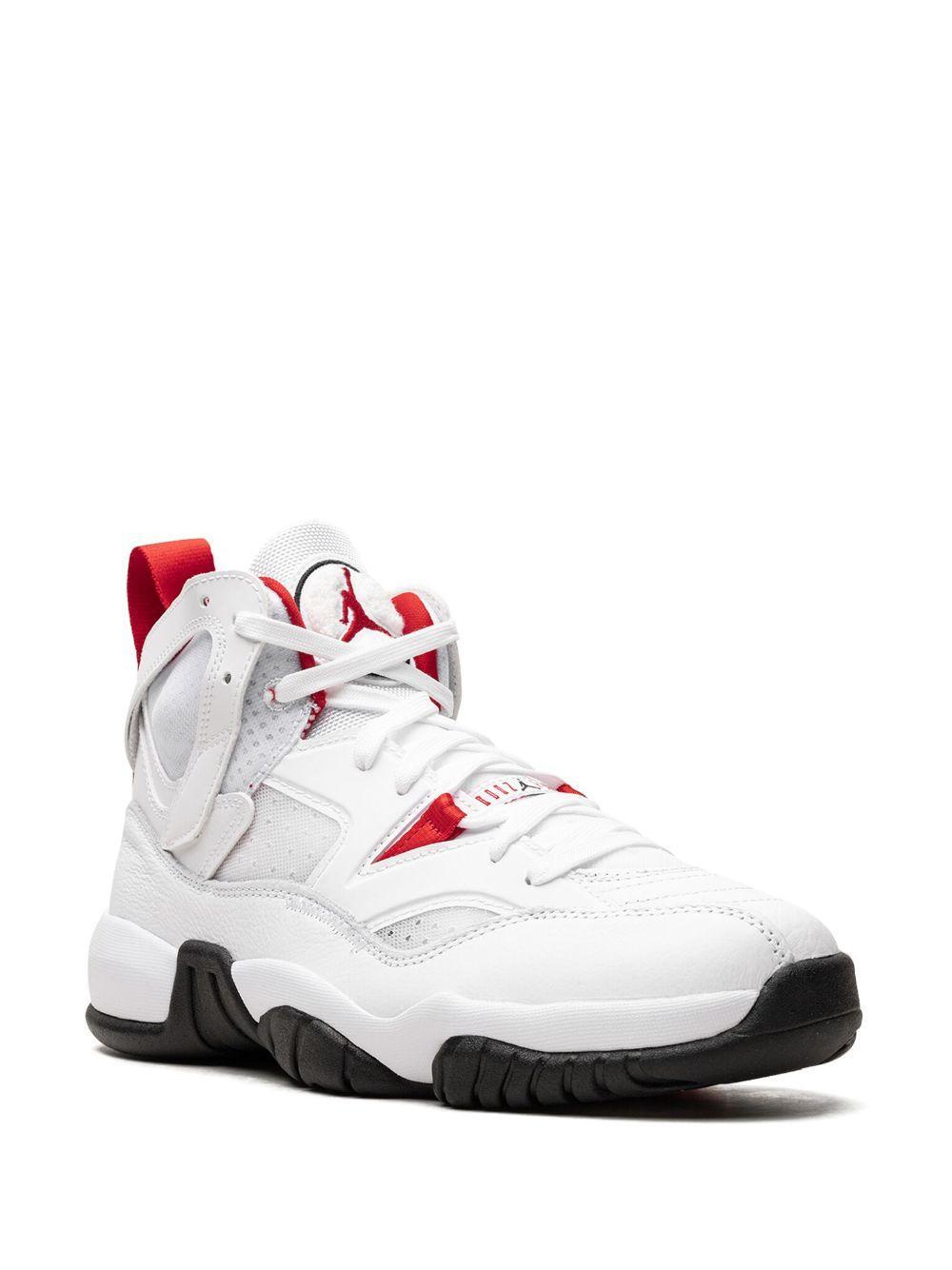 JORDAN Nike Men's Jumpman Two Trey Shoes In White/red/black Product Image