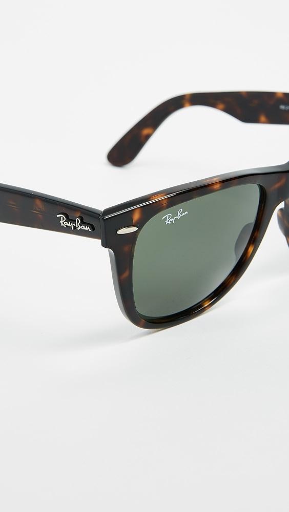 Ray-Ban RB2140 Wayfarer Outsiders Oversized Sunglasses | Shopbop Product Image